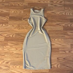 Champagne bodycon dress